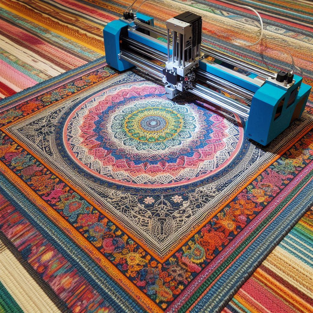 چاپ روی فرش